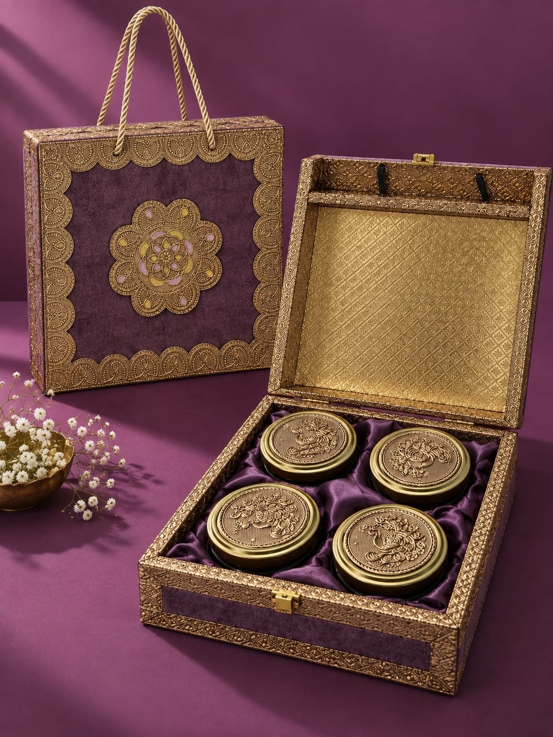 Velvet Dry Fruit Gift Box (805g)