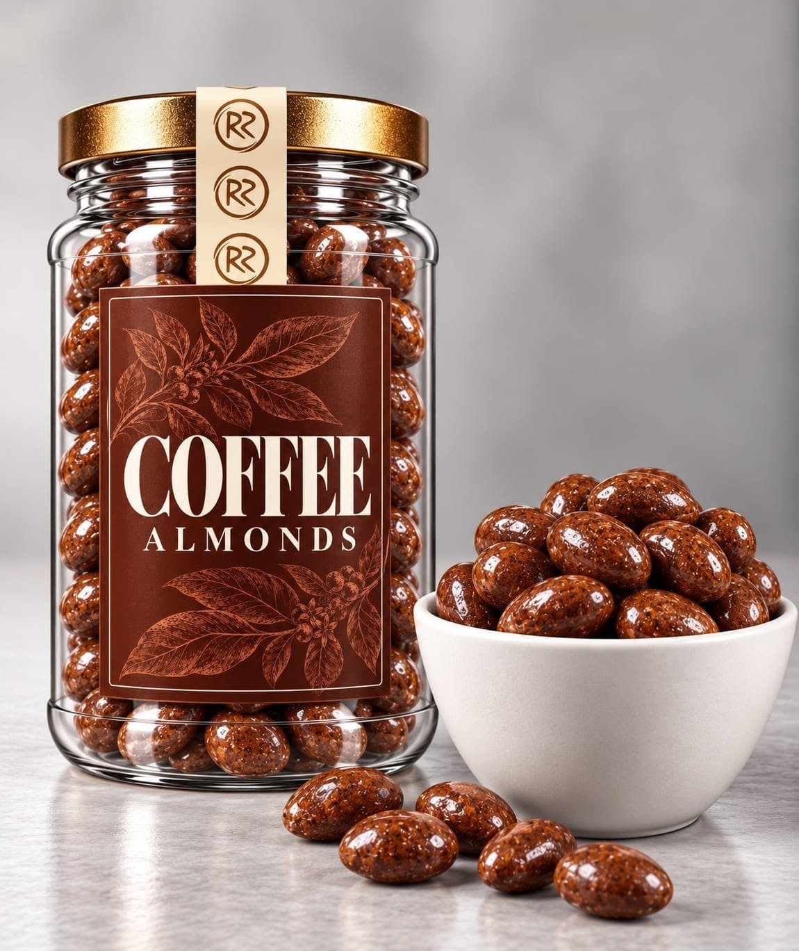 Coffee-Glazed Almonds