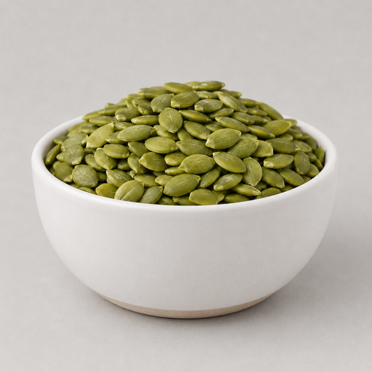 Ramjeevan premium pumpkin seeds in royal blue pouch