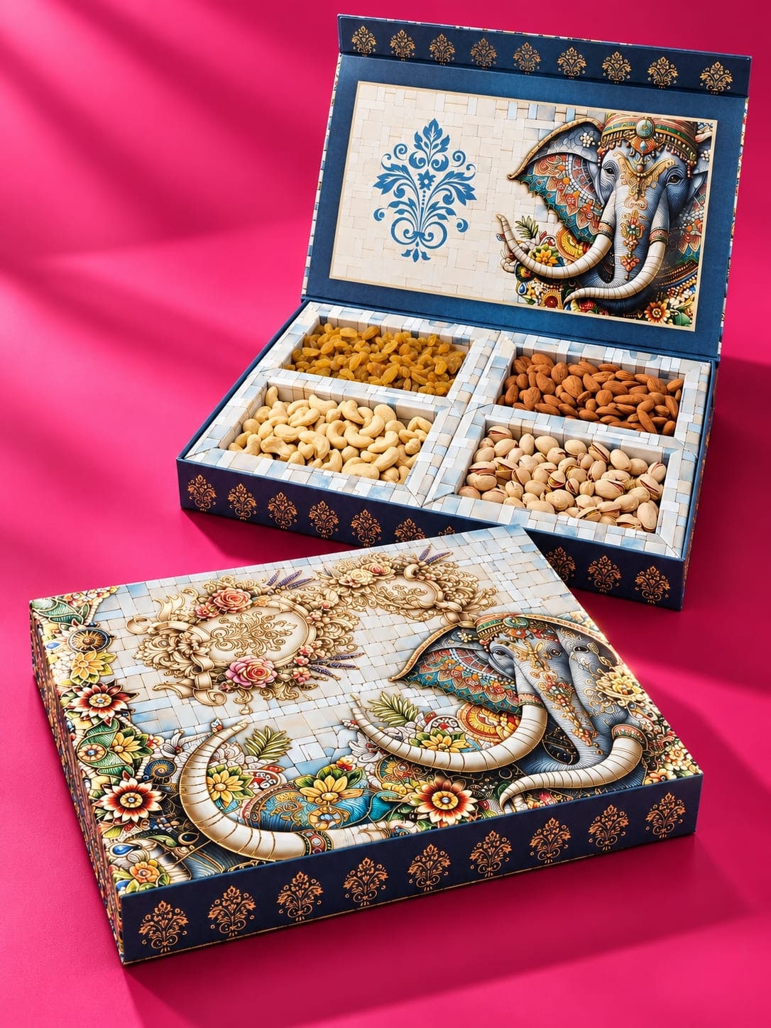 Ganesh Dry Fruit Gift Box (635g)