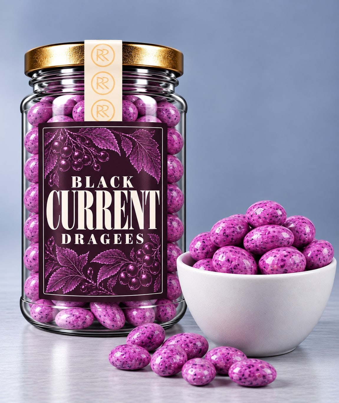 Blackcurrant Dragees