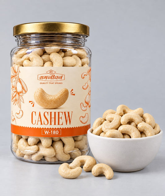 Natural Whole Cashews (W180)